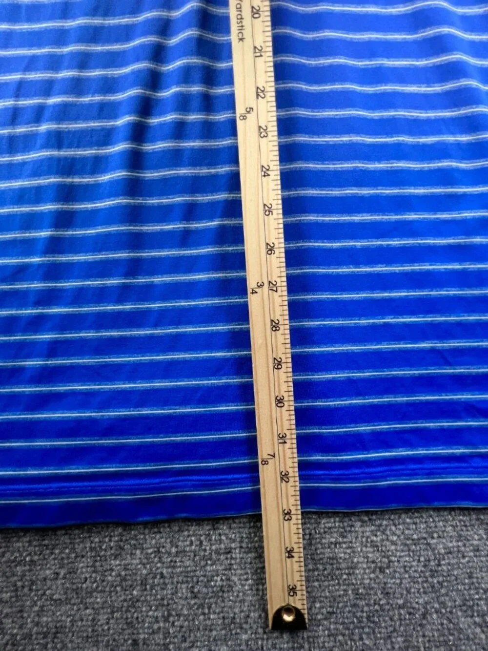 Nike Golf Short Sleeve Polo Shirt Men’s Striped Blue White 2XL Stretch Sun Faded